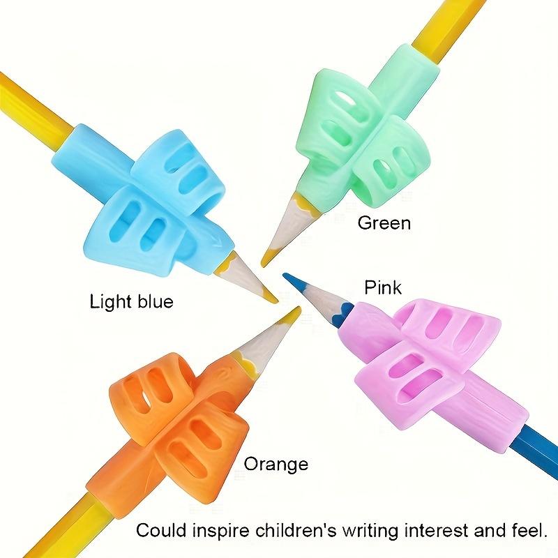 1/2pcs Two-Finger Grip Silicone Learn Writing Tool Writing Pen Writing Correction Device Children Study Supplies Gift for Children
