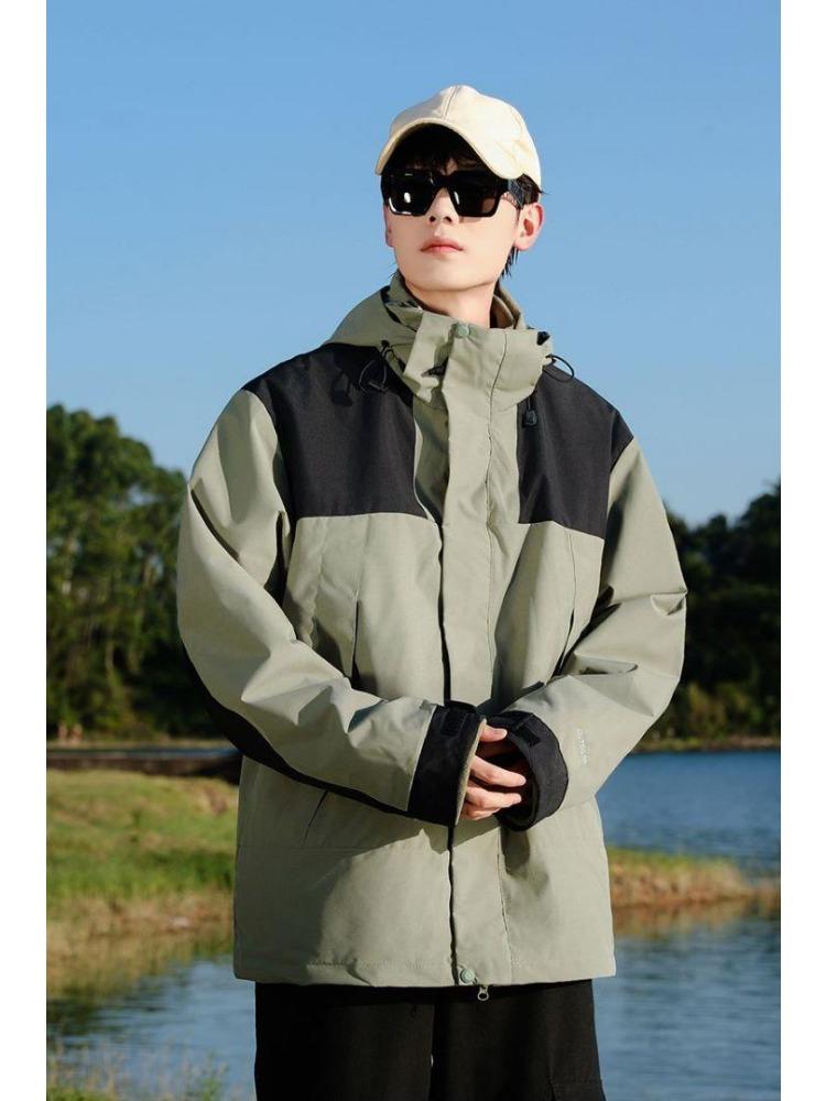 Men Couple Punching Jacket with The Same Windproof Fabric Comfortable Fashion Thin Jacket YG-2368