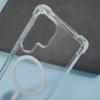 For Samsung Galaxy S25 Ultra Clear Phone Case Compatible with MagSafe 1.5mm Shockproof Back Cover