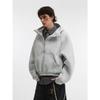 New American Trend Heavyweight Men's Half-Zip Hoodie - Spring/Autumn Cleanfit Pullover