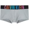 Calvin Klein Color Block Letter Jacquard Comfortable Boxer Briefs Men Underwear Gray NB3944-5JX