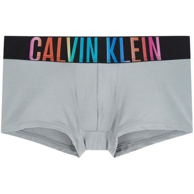 Color Block Letter Jacquard Comfortable Boxer Briefs Men Underwear Gray NB3944-5JX