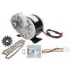 12V 250W DC Eletrical Motor Speed Controller Chain Wheel Gear Popcorn Machine Conversion Kit