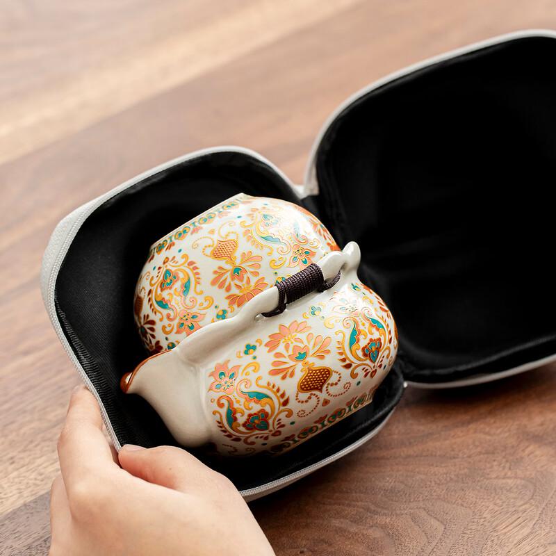 Tang Feng Ru Kiln Portable Travel Tea Set