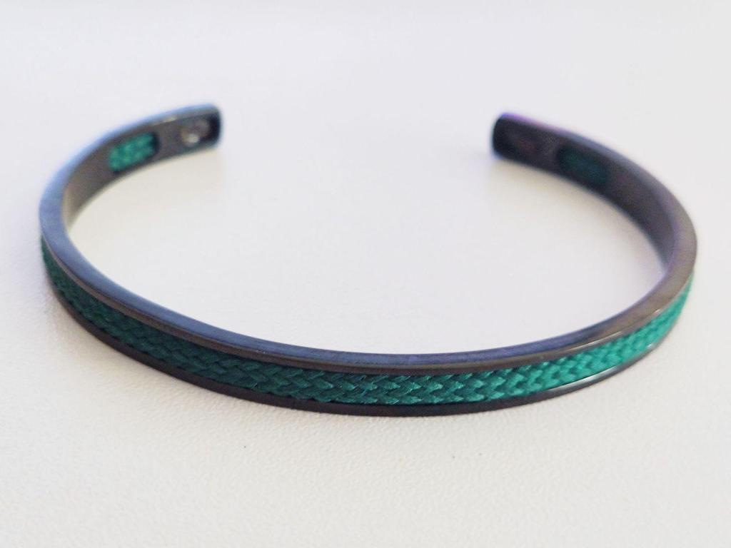 Unisex Black Stainless Steel Open Bracelet with Vacuum-Plated Chicken&Pig Design