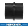 Car Air Ducting Connector Straight Air Heater Duct Joiner Connector Pipe 2.95'' 75Mm OD Black (Set Of 2)