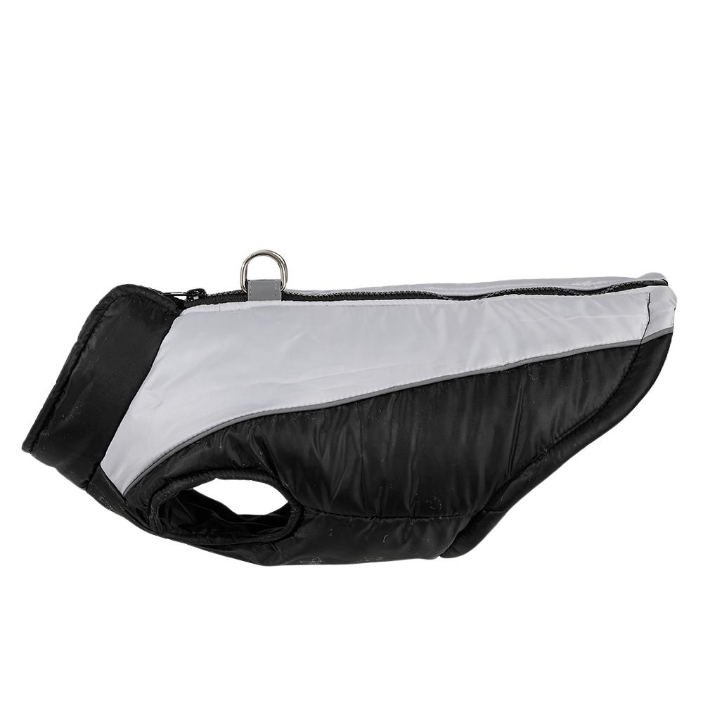 

Reflective Pet Costume Cozy Winter Puppy Clothes Waterproof Zipper Vest Coat With D-Ring For Small Dogs Cats Chihuahua Outfits XS серебряный