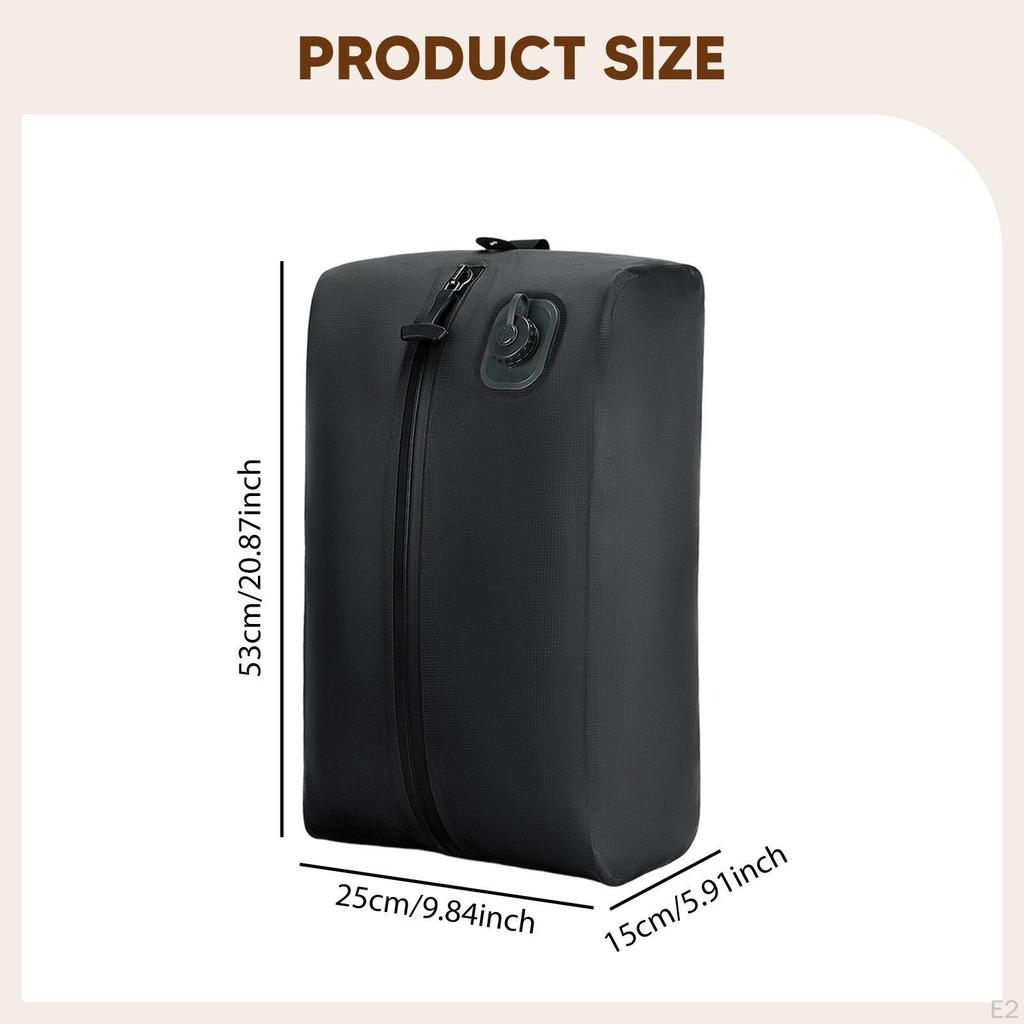 Travel Vacuum Storage Bag Clothing Compression Multipurpose for Outdoor Vacation Camping