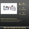 For Seat Altea 2005-2009 Arosa Cordoba 6K 6L Leon 1M Toledo 5P Ibiza 6L 2PCS Car License Plate Light Number Plate Lamp Upgrade Msg522