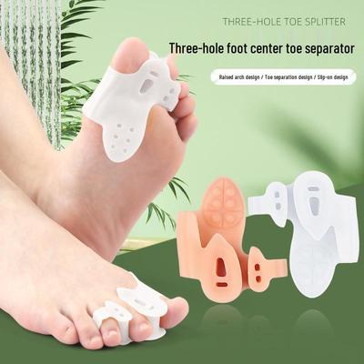 Verdickter Fußgewölbe-Stoßdämpfender Zehentrenner & Vorfuß-Massagepolster zur Hallux Valgus Korrektur