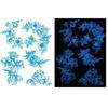 Temporary Luminous Flower Tattoo Sticker Love Heart Leaf Floral Fake Tattoos  Girl