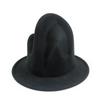 Cappello a punta da strega in lana in stile britannico per autunno e inverno:  alla moda, alte, design roccia vulcanica jazz
