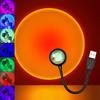 LED Sunset Lamp Projector DC 5V USB Romantic Night Light Neon Atmosphere Lamp Home Decoration Photography Light Room Decor