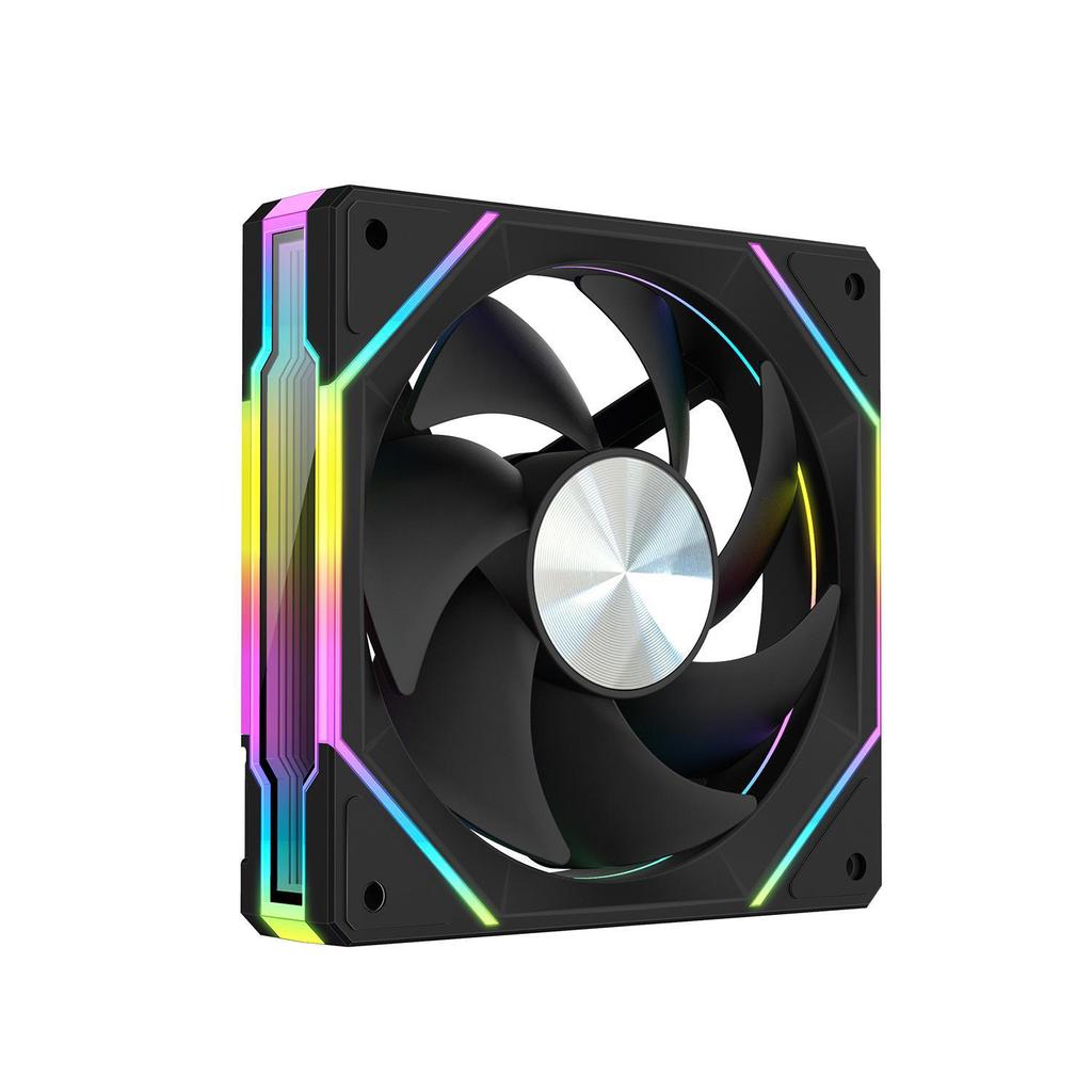 Nick Cool Prism 5GT 12CM 5V 3-Pin ARGB Silent PWM Chassis Fan with Light Sync.