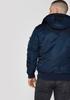 Зимняя куртка Alpha Industries MA-1 Hooded (158104) rep.blue (158104-007)