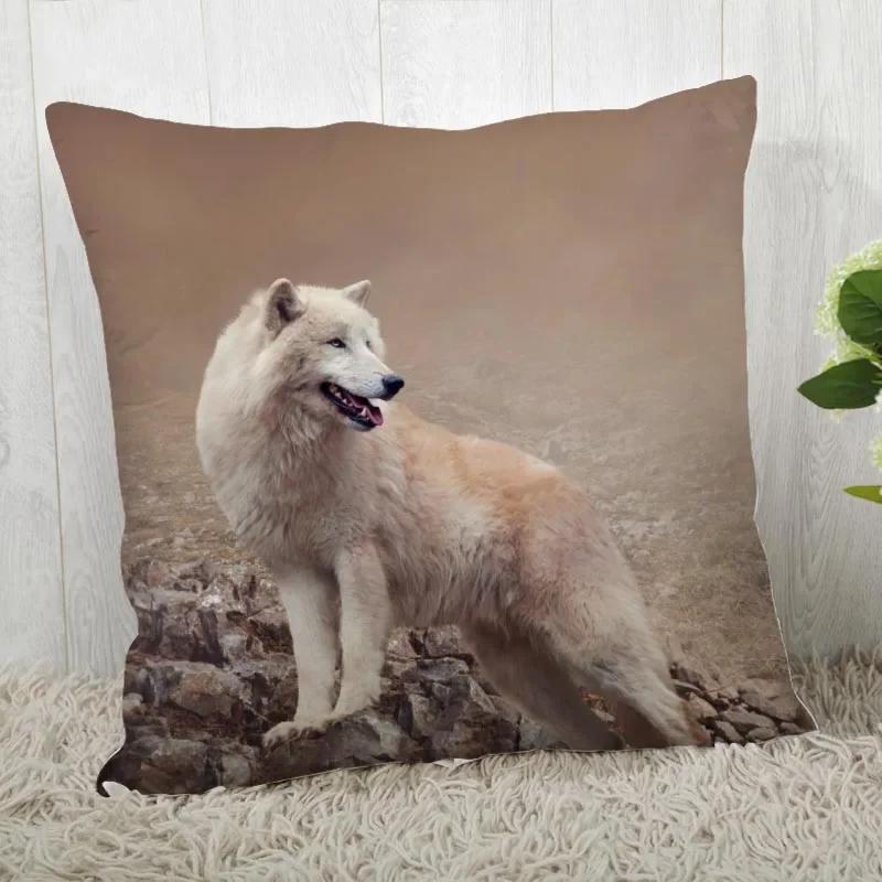 Pillowcase Wolf Pattern Wedding Animal
