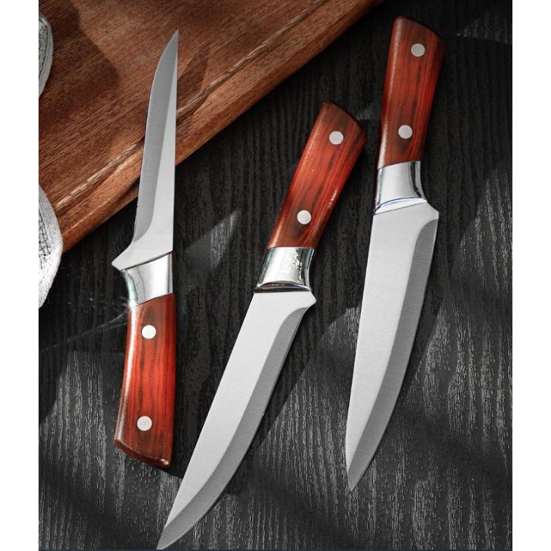 Sharp Dividing Knife Boning Knife for Killing Pigs Sharp Knife Forging Slaughter Knife Domestic Meat Slicing and Vegetable Cutting Knife