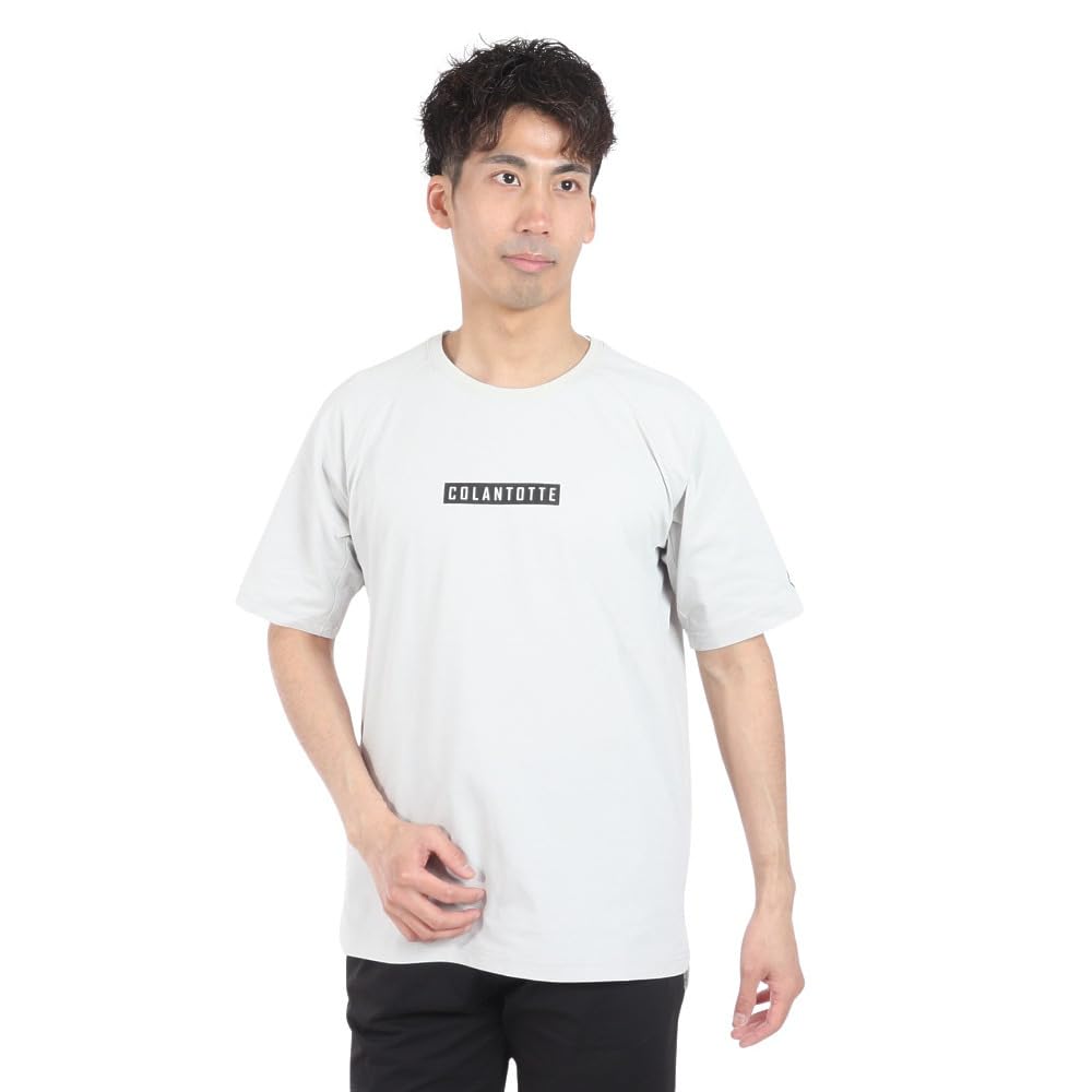 

Компрессионная бейсбольная футболка Colantotte, короткий логотип-бокс, DBDAC45, быстросохнущая, защита от УФ-лучей (Светло-серый/L/Мужской)