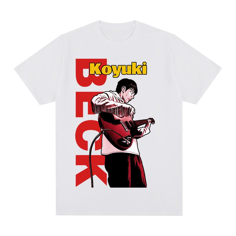 Beck KOYUKI t-shirt Anime Aesthetic Art Cotton Men T shirt New TEE TSHIRT Womens tops
