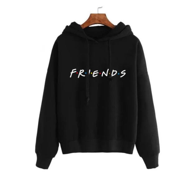 2021 autumn and winter new large-size women's clothing European and American loose casual printing than heart printing hooded women's sweater trend