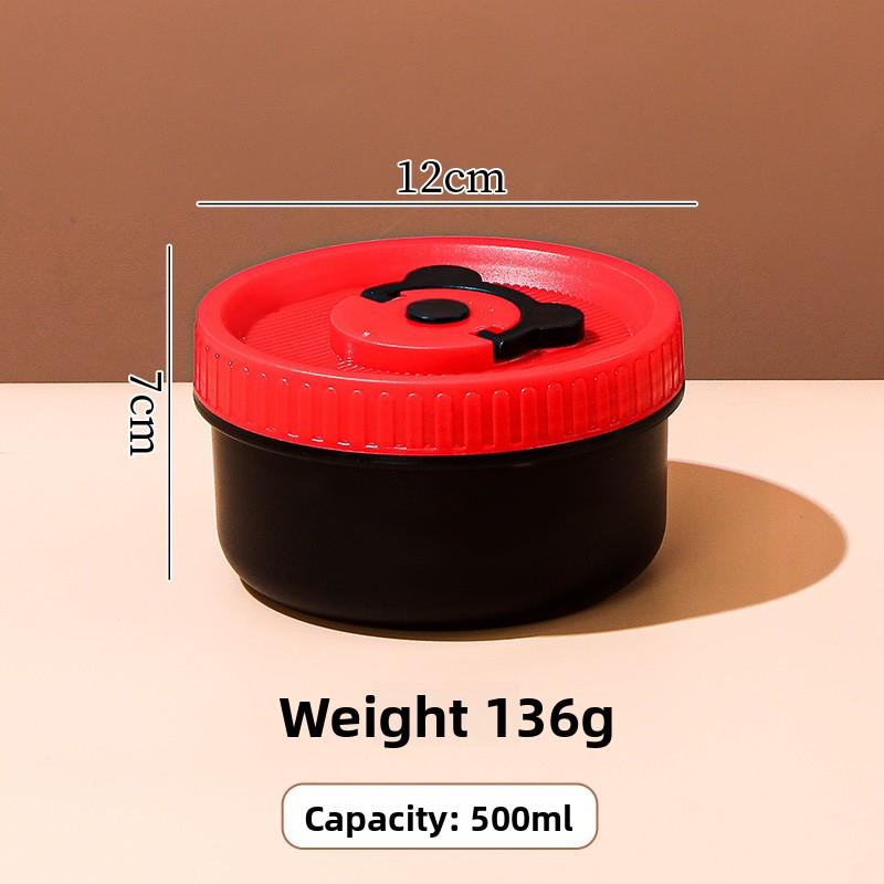 Stainless Steel Insulated Lunch Box, Round Lunch Box, Insulation Bag, Lunch Box, Portable Lunch Box for Students, Soup Bowl