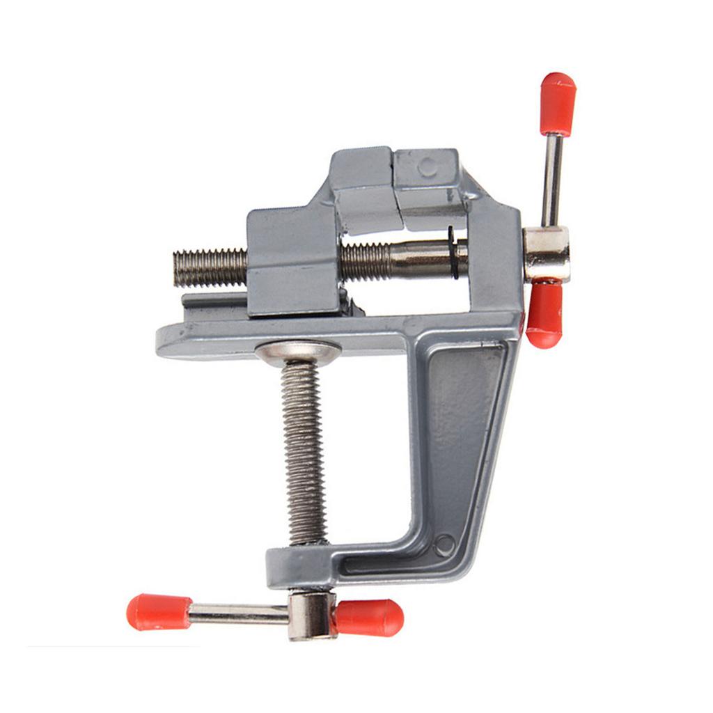 Small Bench Vise Clamp On Metal Mini Table Vise Tool for Woodworking 35mm Clamping Thickness