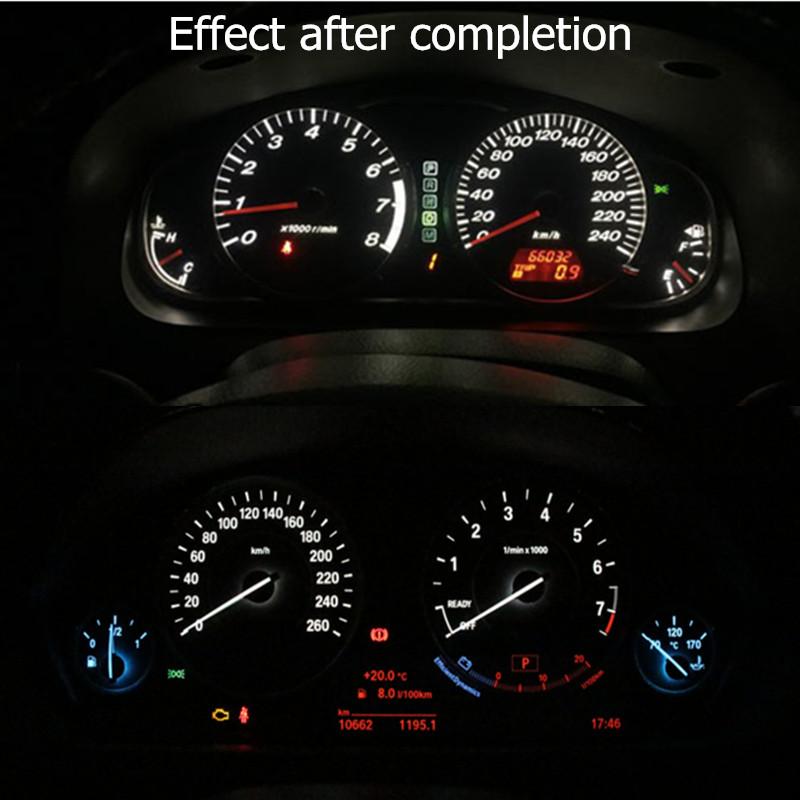 100pcs LED 3528 SMD Car Cluster Gauges Dashboard Instrument panel welding light beads Instruments Panel Light Neo Wedge Bulbs