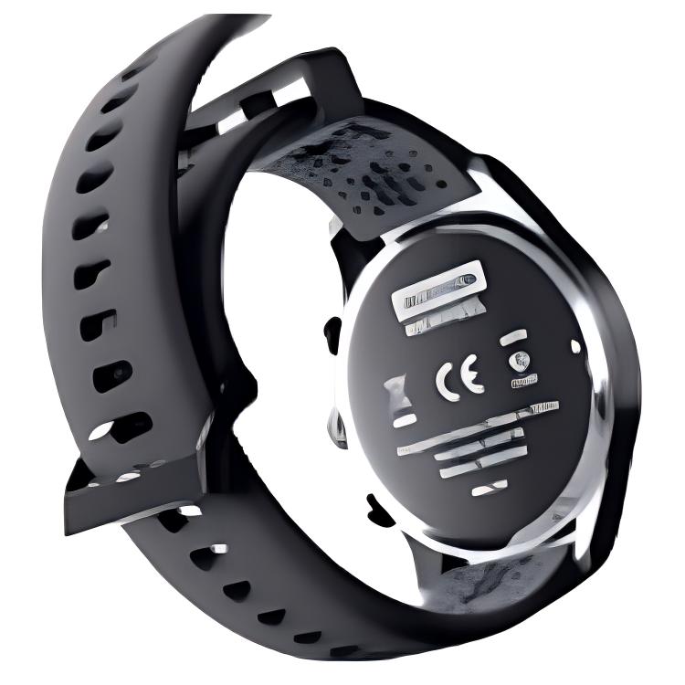DECATHLON A400 Series Electronic Movement Silicone Strap National Watch Unisex Black Dial