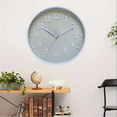 Easy To Read Originality Wall Clock Non-punching Silent  Non-ticking Wall Clock for Kitchen Bedroom Living Room