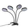 60W 4 Head LED Plant Growing Lights USB Power Supply Clip On Grow Lamp with 5 Dimmable Light Modes for Indoor Plants