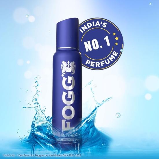 FOGG Royal No Gas Deodorant für Männer, langanhaltendes Parfüm-Körperspray, 150 ml, 1 Stück