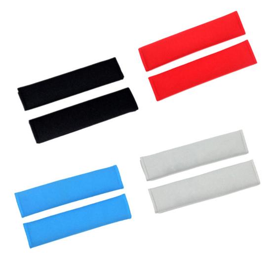 2Pcs Seat Belt Cushions Comfortable Hypoallergenic Cotton Seat Belt Shoulder Strap Covers for