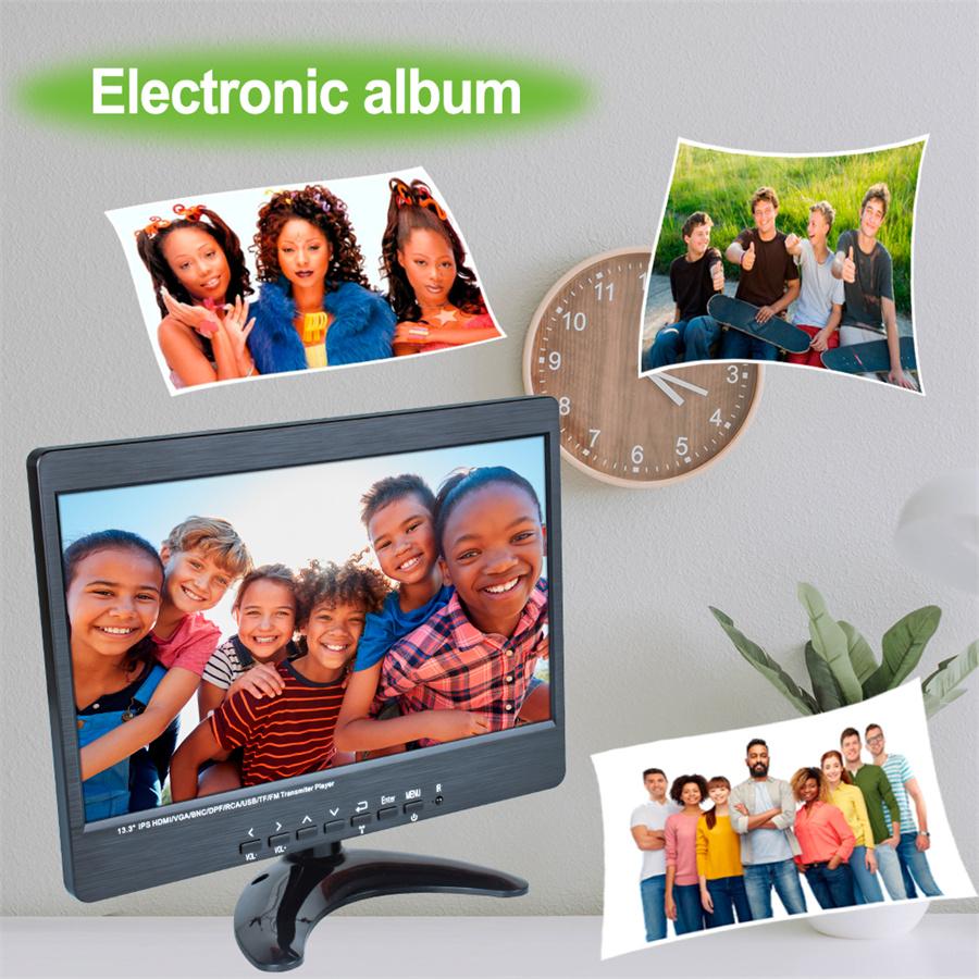 13.3INCH  HD IPS LCD Display 1080P Car Headrest Player MP5 Player with Headrest Bracket