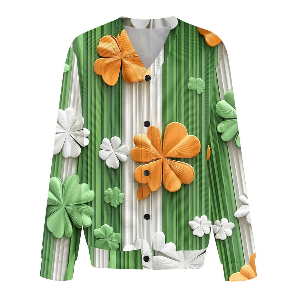 Men'S Casual Long Sleeved Single Breasted Fashionable Cardigan Button Up Jacket