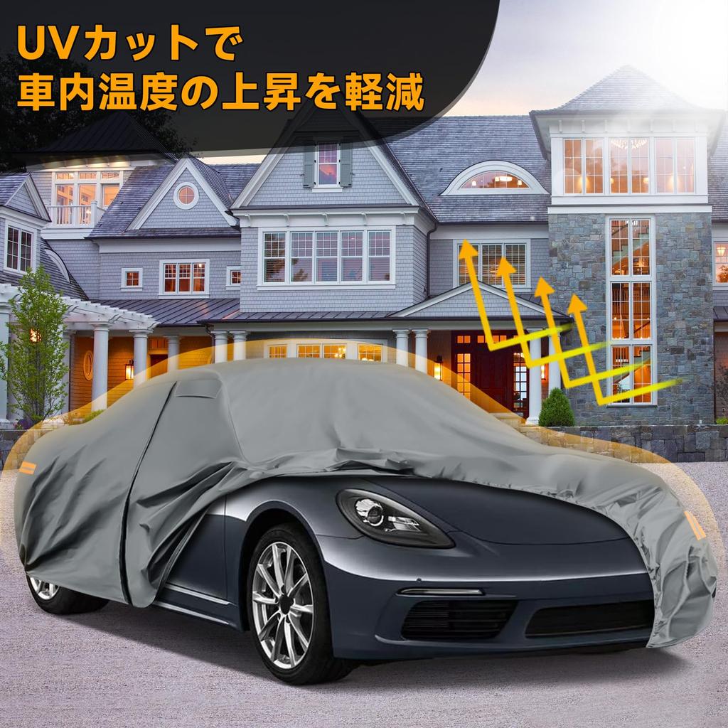 Tusamika Car Cover for Porsche 718 Thickened and Suitable for All Seasons with Porsche 718 Cayman/Boxster (2010-2025) - Fleece-Lined, Waterproof,