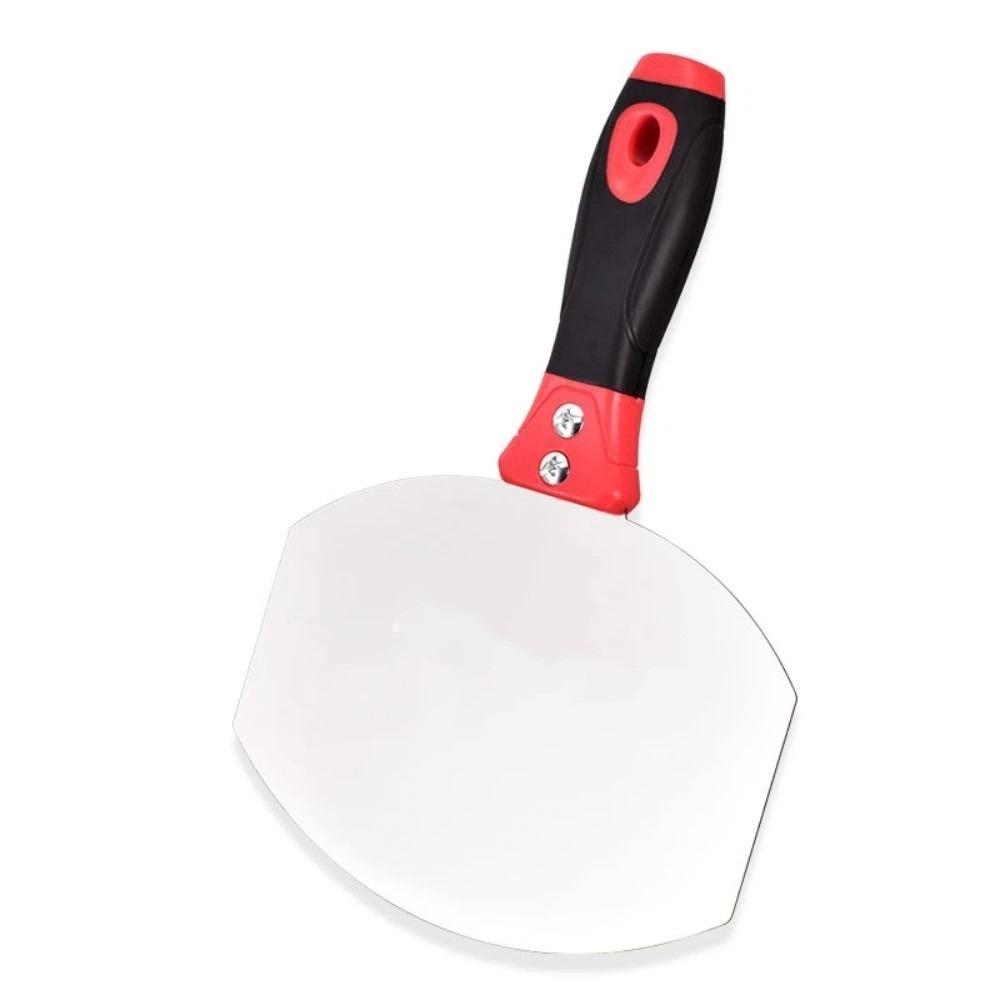 Curved Working Surface Mud Trowel Stainless Steel Putty Spatula  Painter