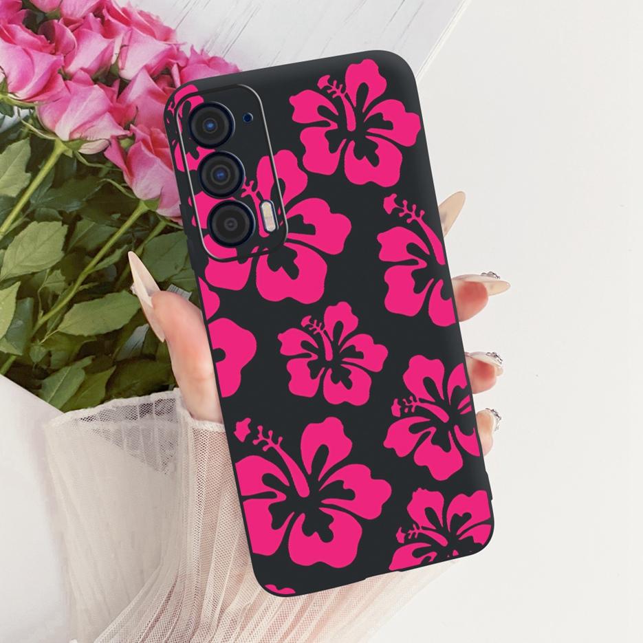 For Motorola Edge 2021 Case XT2141-1 Luxury Butterfly Tree Painted Cover Soft Silicone Case For Motorola Edge 2021 Edge2021 Bags