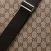 Gucci Large Capacity Logo Canvas And Leather Messenger Bag Unisex bags Ebony Dark-Brown 449171-KY9KN-9886