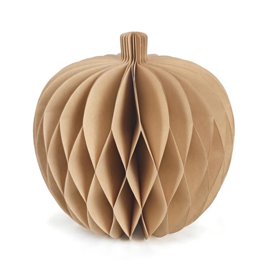 Dýňová voštinová dekorace 3D papírová dýně voštinová dekorace podzimní stolní ozdoba pro Halloween podzimní sklizeň Díkůvzdání domácí dekorace