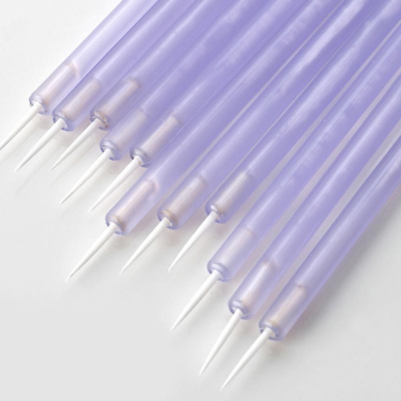 Nail Art Brushes,Striping Brush Nail Art Liner Brushes Nail Design Brushes for Long Lines,Tiny Details Nail Drawing Pens