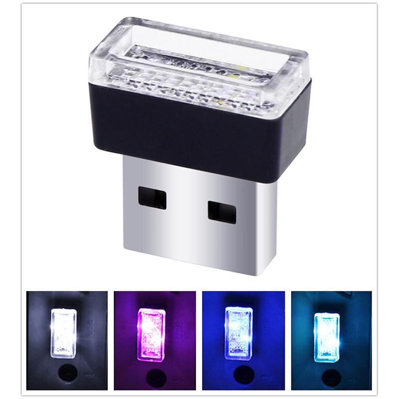

USB LED Car Interior Atmosphere Light Feet Lamp Illumination Decoration Light white light