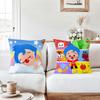 Federa Cuscino Cartone Animato Carino P-Plim P-Plim Cuscini da Ufficio Adatti per Divano Auto Camera da Letto Copricuscino Decorativo