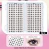 30Rows Idol Clusters Lashes Glue Eyelashes Book Manga Eyelash Clusters Diy Lashes Makeup Natural Anime Lashes Eyelash