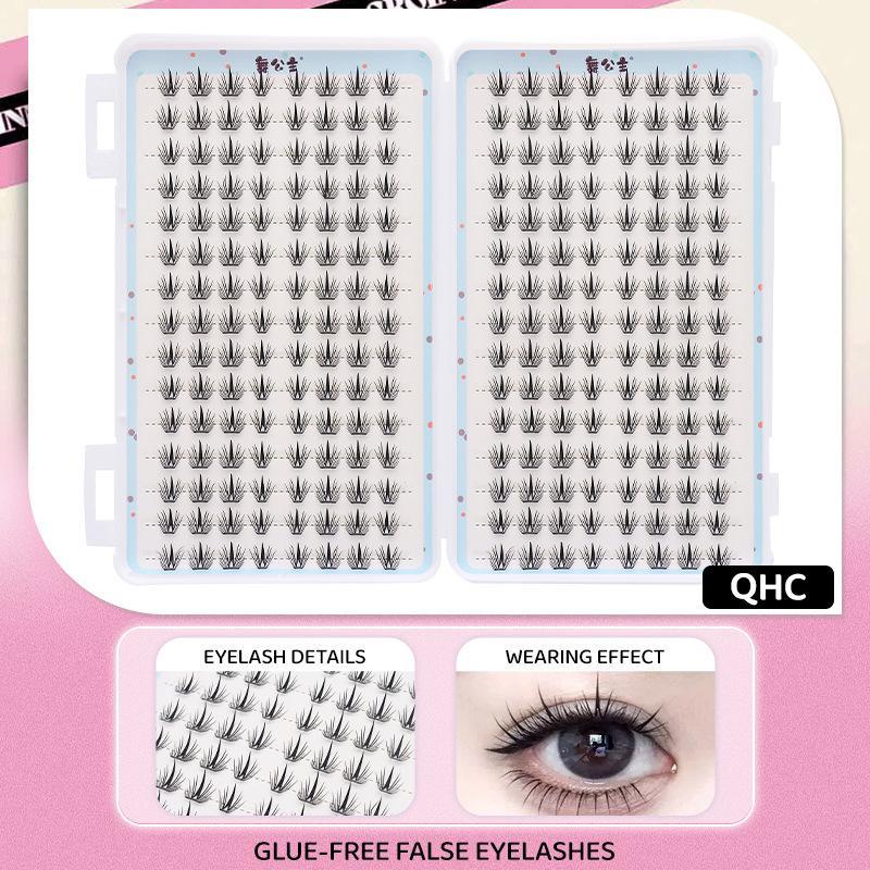 30Rows Idol Clusters Lashes Glue Eyelashes Book Manga Eyelash Clusters Diy Lashes Makeup Natural Anime Lashes Eyelash
