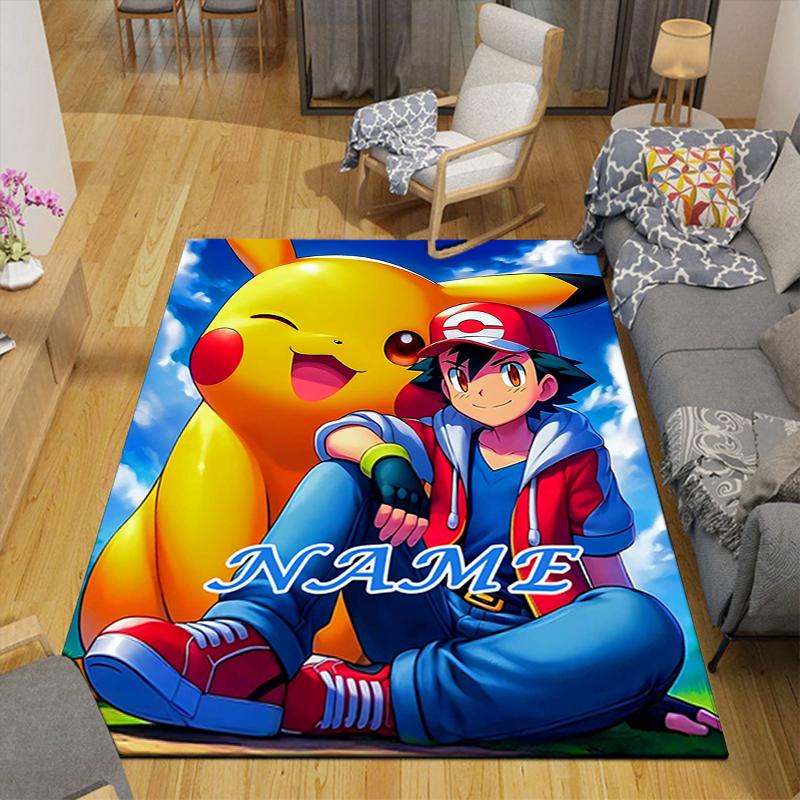 Custom 1Pc Christmas Pokmon Rug Office Carpet Indoor Outdoor Entrance Doormat Nonslip Soft And Comfortable Living Room D2915196