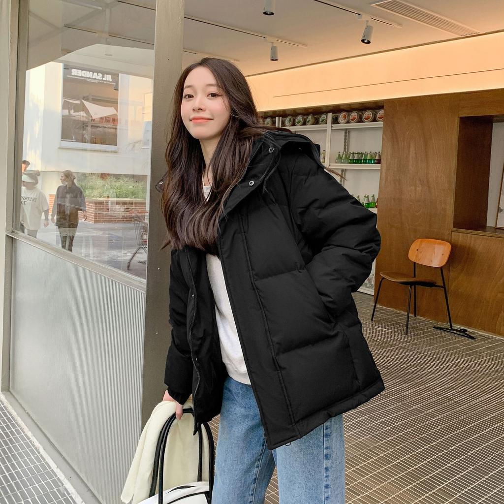 Liangshi Autumn Chinese Opera Down Jacket Women's New National Standard Thickened Couple Loose Small Short Bread Jacket Tide