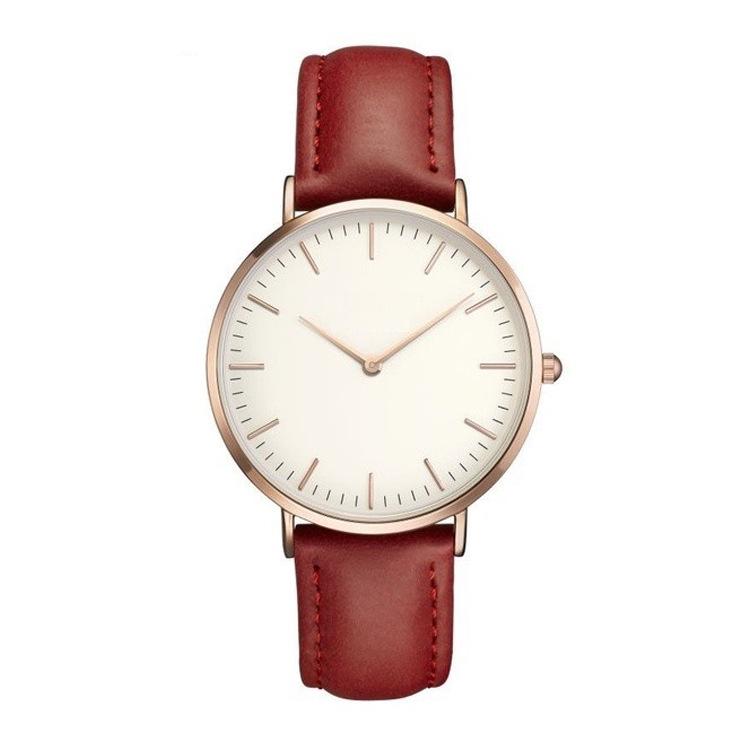 Simple And Ultra-Thin Waterproof Women'S Car Line Belt Lucy Phil, Three-Level Watch Rose Watch 760