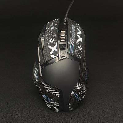 1PC Mouse Grip Tape Skate Adesivo Fatto a Mano Antiscivolo Pelle di Lucertola Succhia Il Sudore Per G502 PC Gamer Fai Da Te Senza Mouse