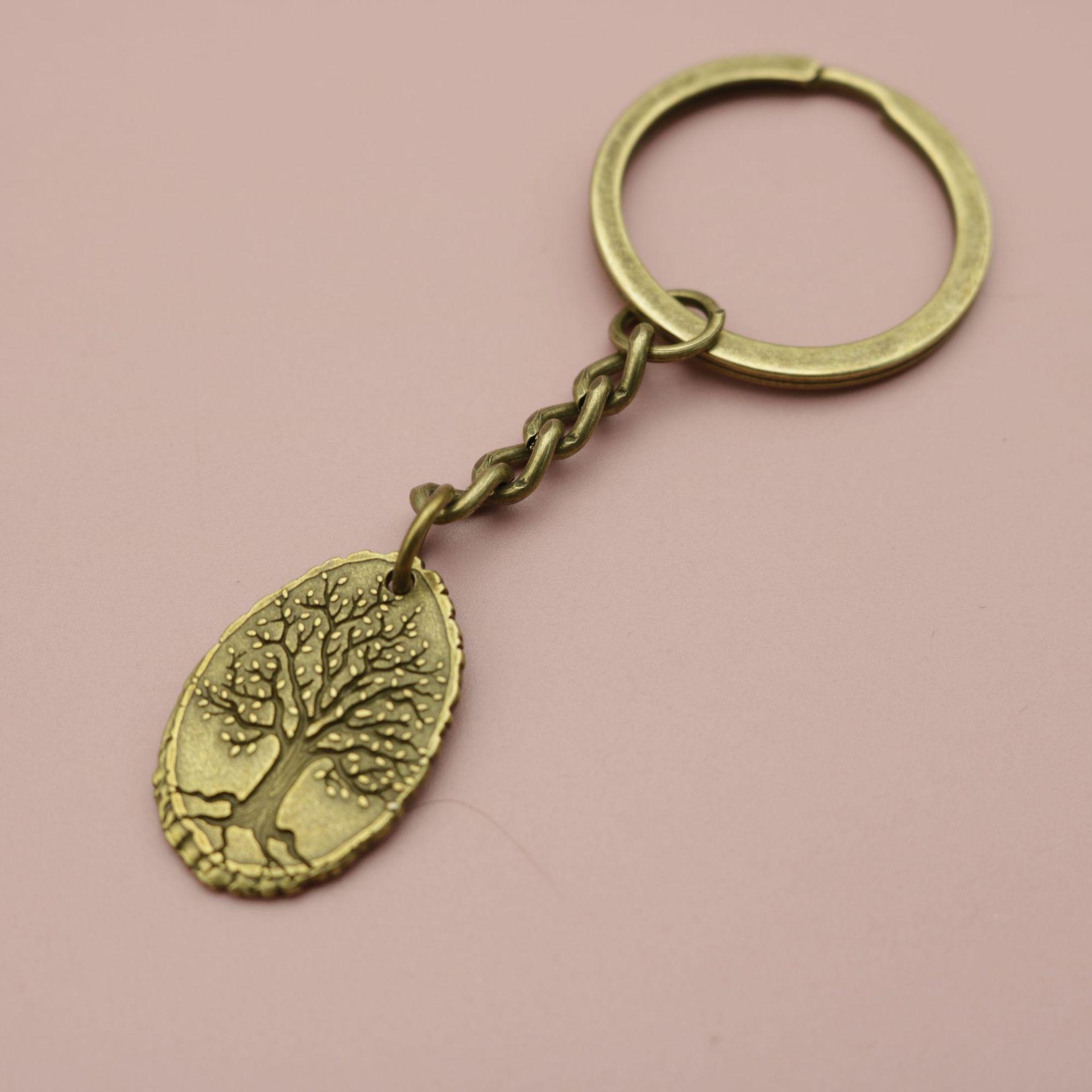 Temu Xiyin Suyi Simple Tree of Life Keychain Pendant