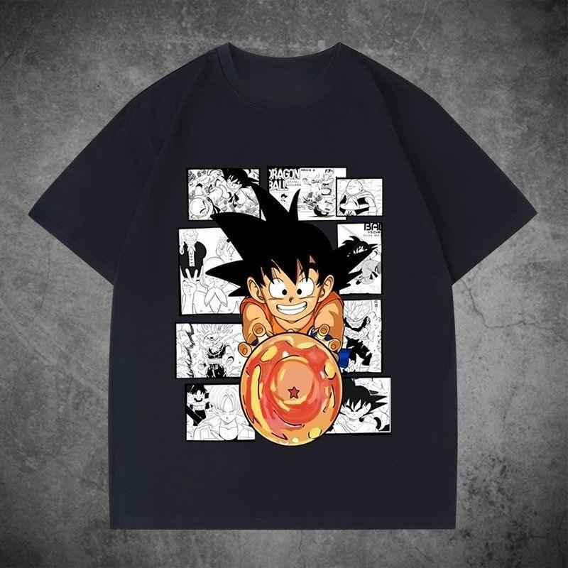 

Dragon Ball Super Goru Pattern Printed TShirt Comfortable and Casual Childrens Clothing for Parents and Children S